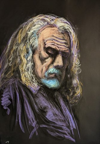 Robert Plant chanteur du groupe Led zepplin 