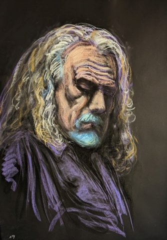 Robert Plant chanteur du groupe Led zepplin