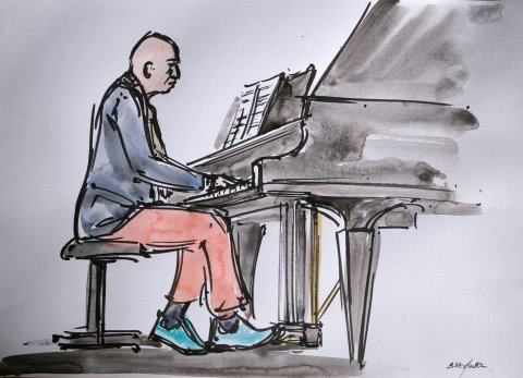 Pianiste     (Vendu)